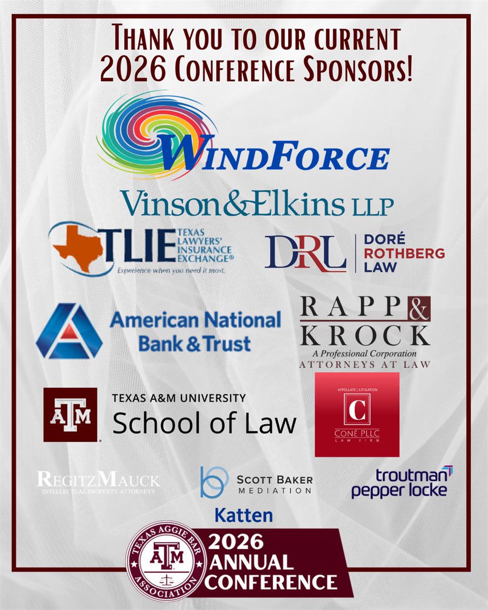 Texas Aggie Bar Association tweet media