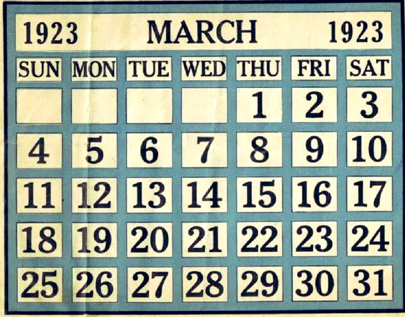 MdVarvaras's tweet image. 16-28 February 1923: 13 days that never existed in Greece. The explanation is very simple but not well known. 
Greece adopted the #Gregoriancalendar to align with the rest of Europe, as the last European country to make the switch, by government decree, Thursday, February 16 1923