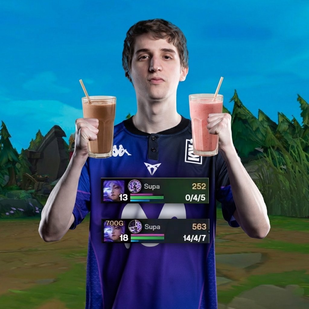 El batido que se ha tomado este tio en la pausa no tiene ningún sentido eh