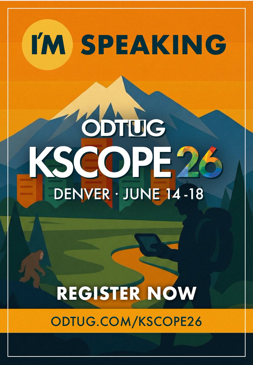 Oracle Developer & Technology User Group (ODTUG) tweet media