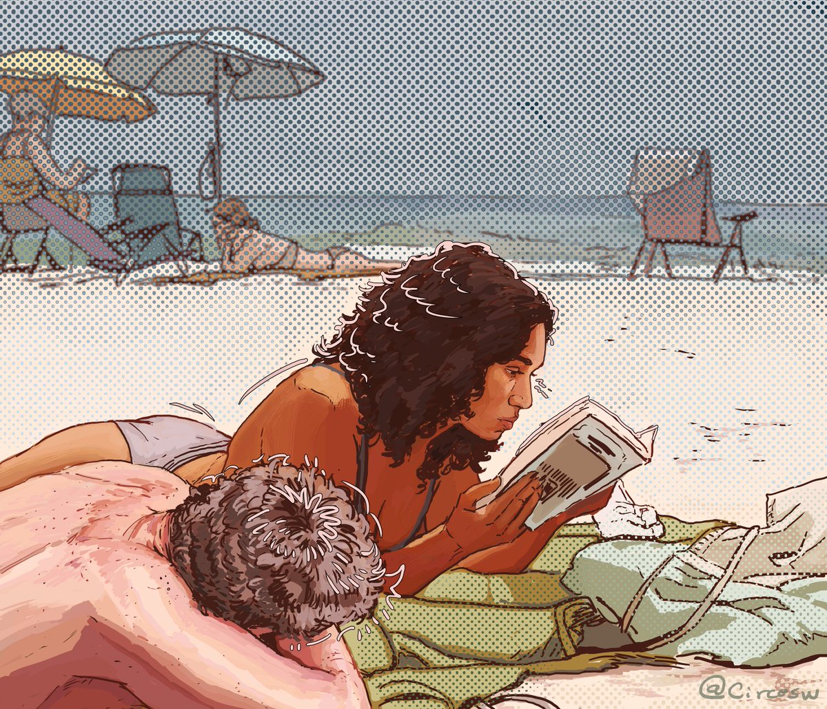 Circesw's tweet photo. #thepitt BEACH DAY PT.1  because they deserve a good day's rest 

#mohabbot 
#Victoriajavadi 
#Mateodiaz https://t.co/oxld8Ax0e1