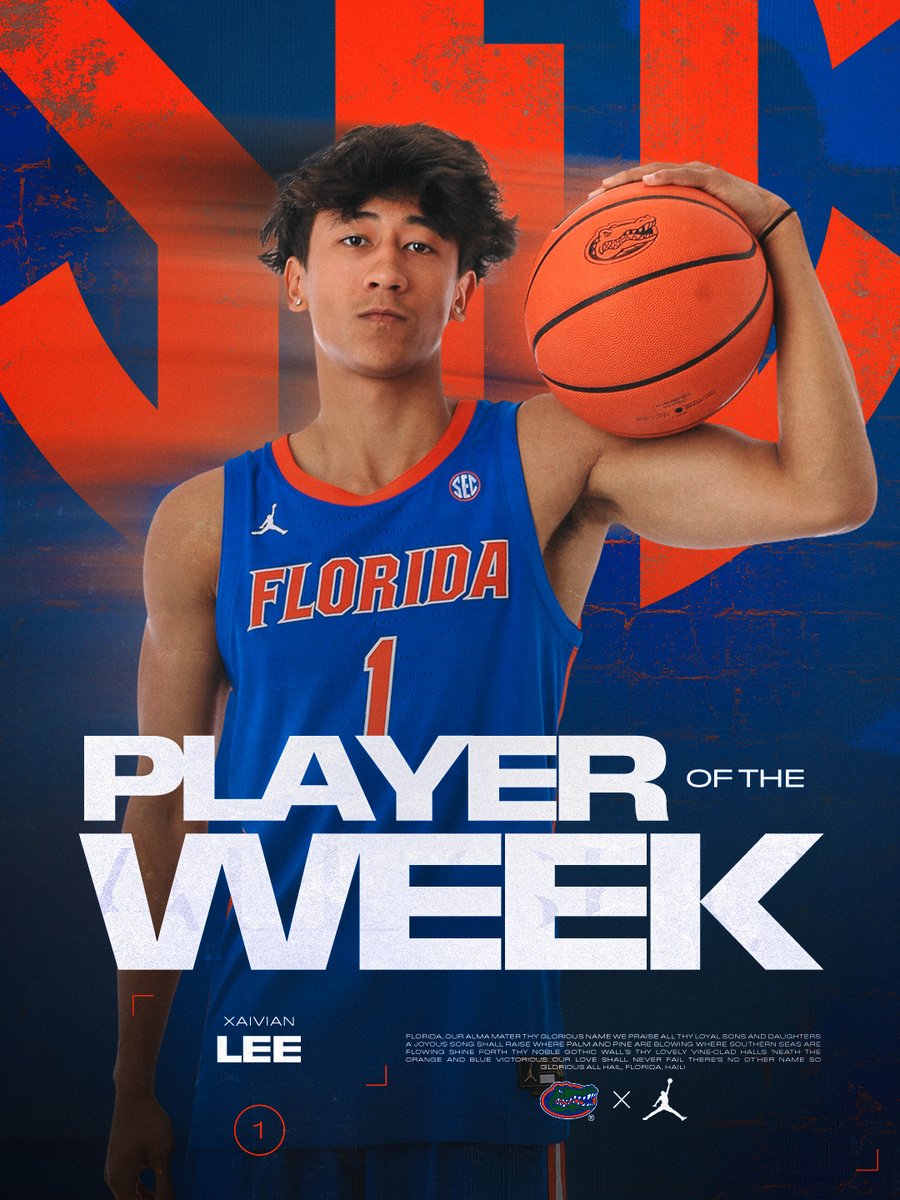 him.

first time in program history with 4 different SEC Players of the Week in one season 🔥🔥🔥🔥