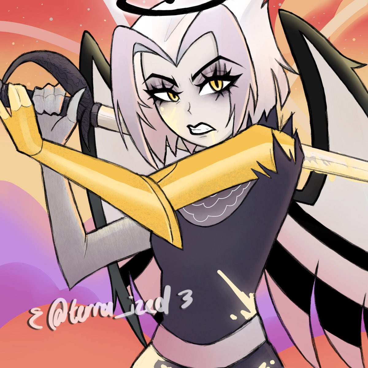 terra_izedd's tweet image. Ok i lowkey cant decide about the blood so heres both even tho u cant rlly tell
#lute #lutehazbinhotel #lutehazbinhotelart