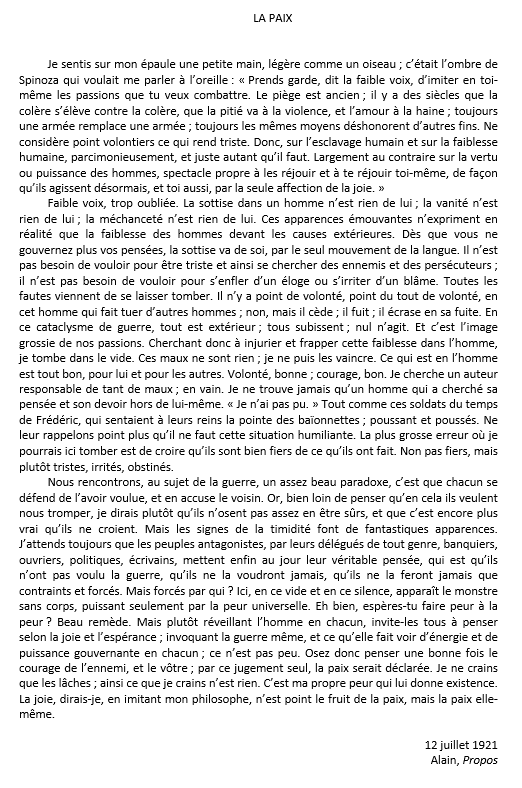 Ceux qui ne sont pas guidés par la raison et qui se mêlent de politique finissent toujours par imiter ce qu'ils combattent, à l’instar des soi-disant antifascistes qui mettent tant de cœur et de vertu à ressembler à leurs ennemis. La colère s’élève contre la colère, la pitié va à
