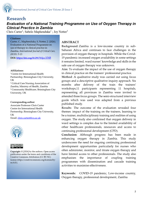 World Federation Of Critical Care Nurses tweet media