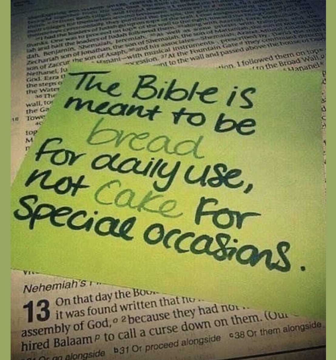 The Bible is meant to be read everyday. #WYLL