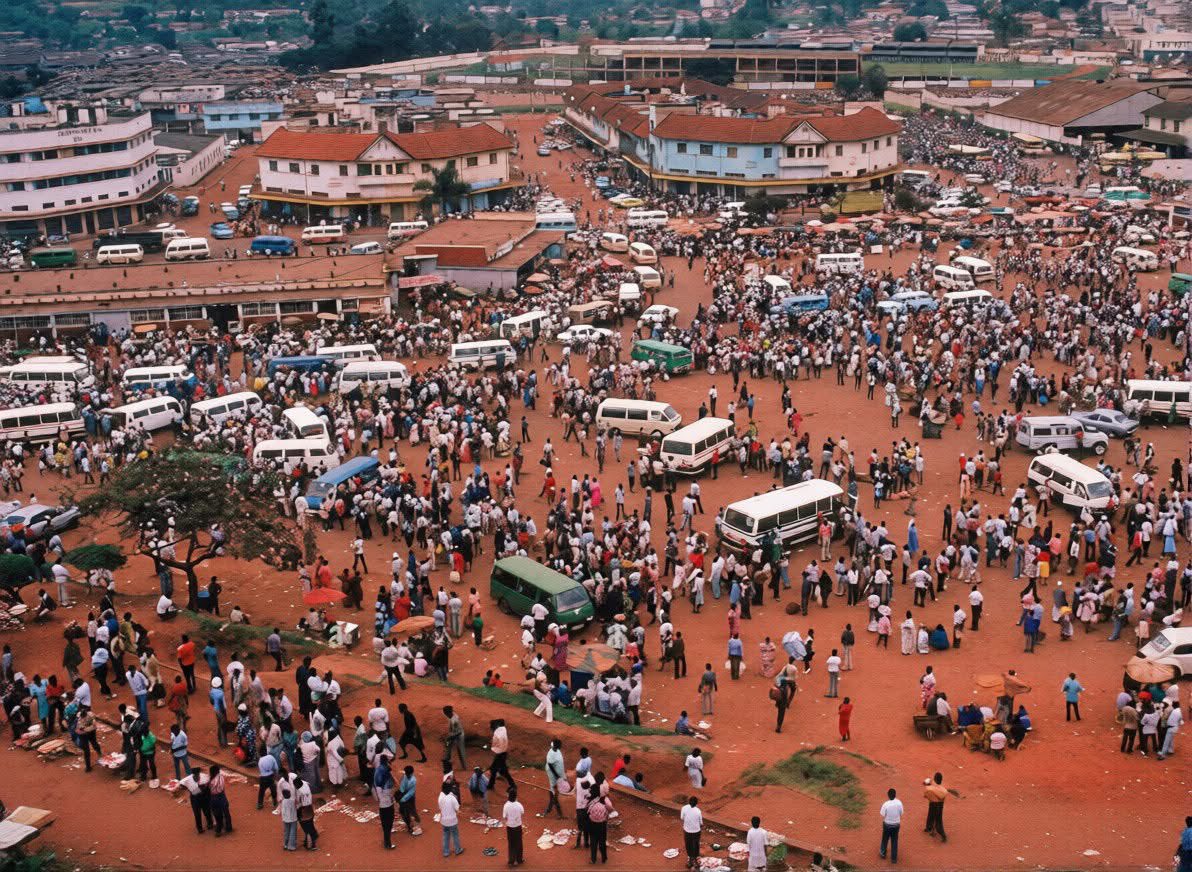 Old tax park in 1987......

This picture shows why real estate is one of the most secure businesses in Uganda!!!