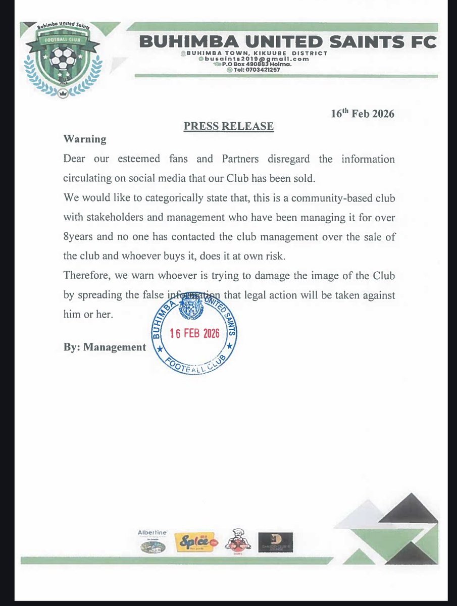 BuhimbaF's tweet image. Stay calm.💚

#OneTeamOnedream