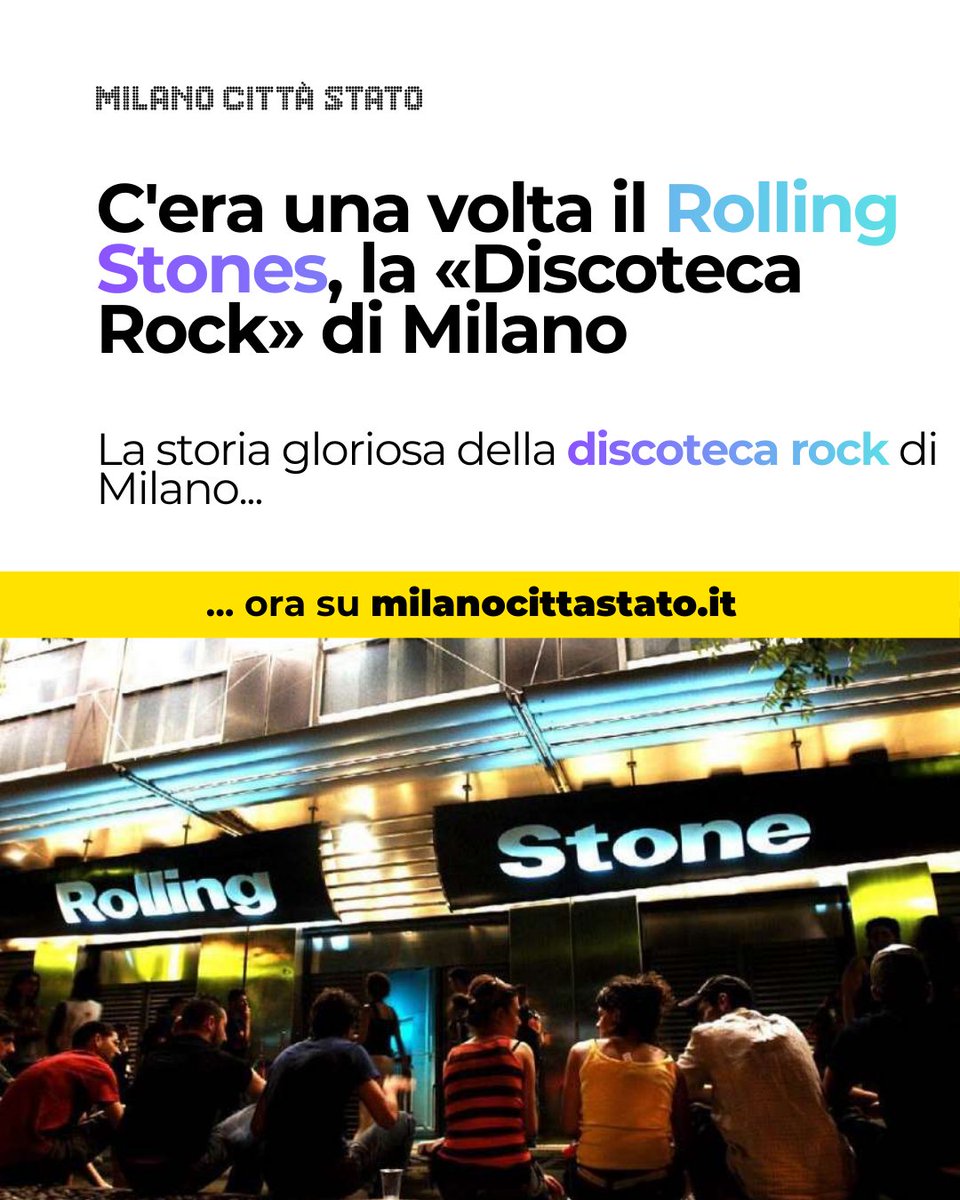 Quelle mitiche serate al Rollin' ora su milanocittastato.it ⬇️