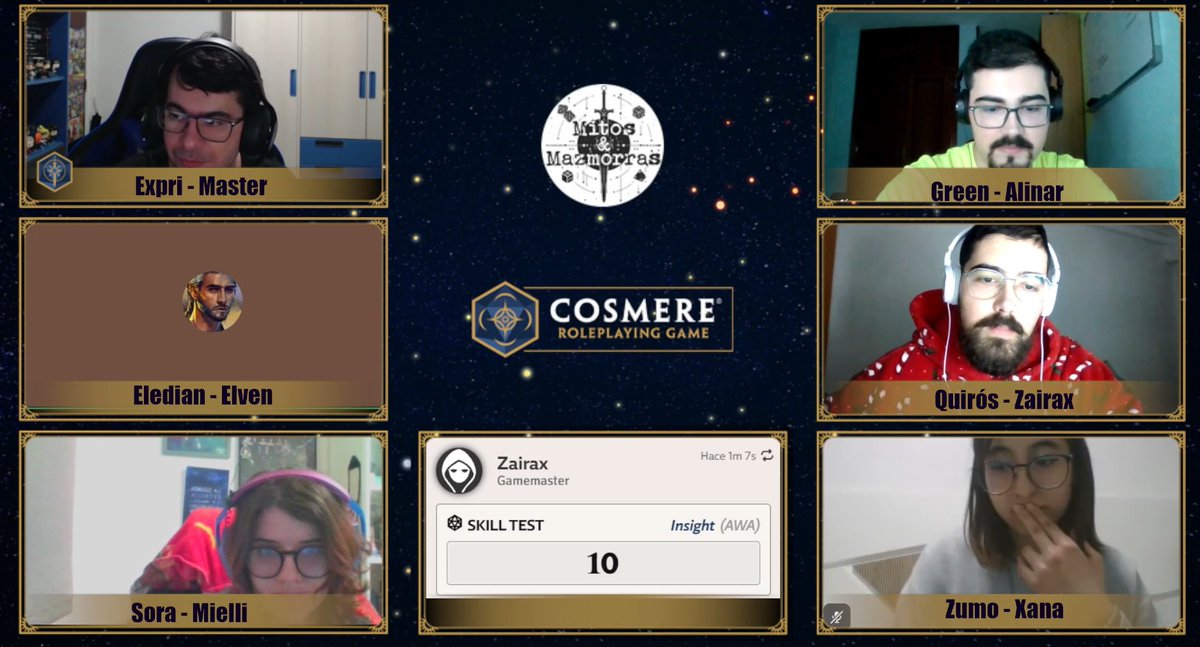 MitosyMazmorras's tweet photo. Hemos probado la creación de personajes y sistema del Cosmere rpg con su oneshot "El primer paso"  Próximamente tendréis la partida en nuestro canal de youtube.
@DevirIberia 
#Cosmererpg https://t.co/9niUst6tgc