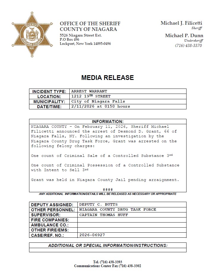 Niagara Sheriff tweet media