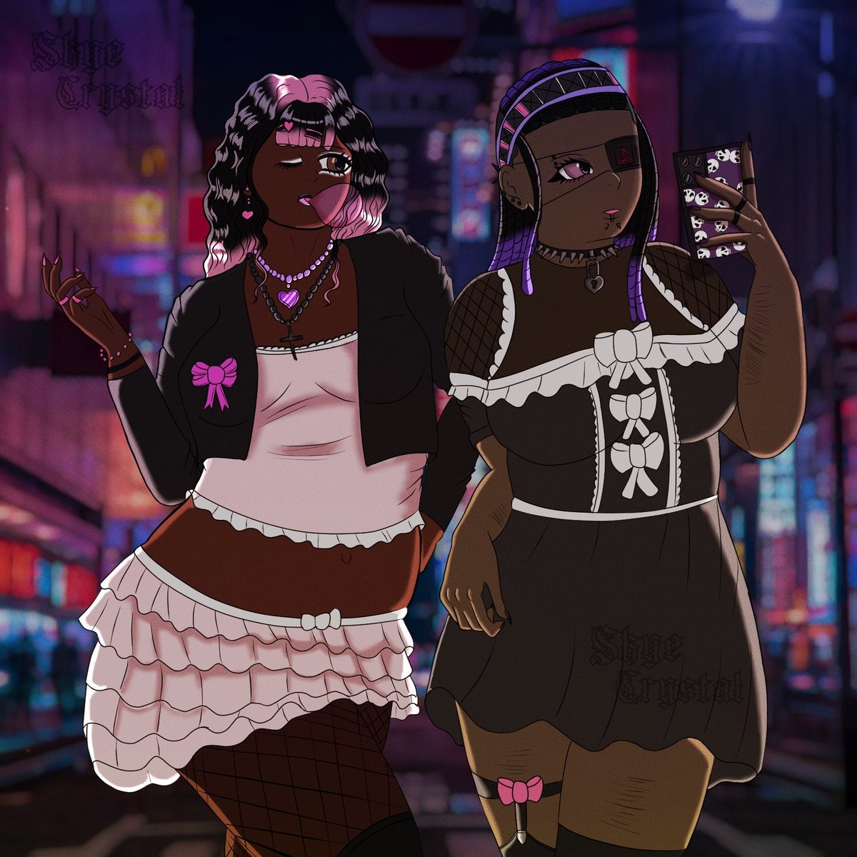 rottenskye's tweet photo. #rant #venttwt #conceptart
I've been thinking of removing both the J-fashion aspect of Skye Crystal’s Recovery Diary altogether. In concept, I wanted certain J-Fashions like   Hime Gayru and Jirai kei to be a part of the healing process of the characters, especially- https://t.co/4yCE8wlx7w