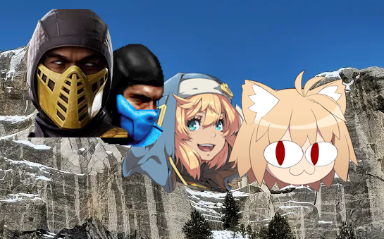 crofts's tweet photo. FGC Mount Rushmore ragebait edition https://t.co/gAfhcA006P