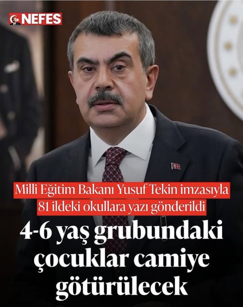 Destekliyorum Devletimiz Müslüman bir devlet olma yolunda ilerliyor Elhamdulillah
<a href="/Yusuf__Tekin/">Yusuf Tekin</a> <a href="/RTErdogan/">Recep Tayyip Erdoğan</a>