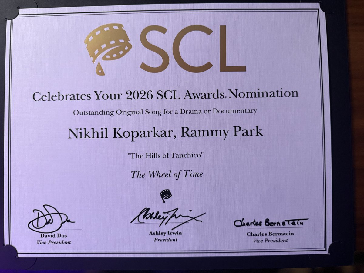 NikhilKMusic's tweet photo. This is yours as much as it is ours #thewheeloftime fans. Thanks for championing the song, and for believing in me 6 years ago when I first wrote a musical love letter for the books we love so much. ❤️ https://t.co/2t5NDlKMku