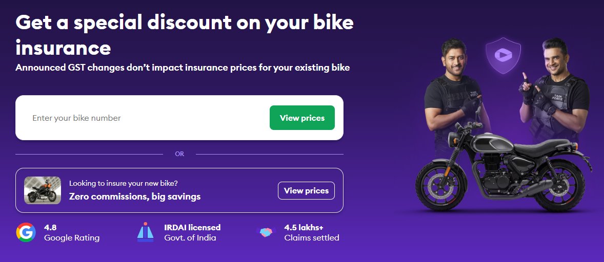 PromoMaterial25's tweet image. 🏍️ SPECIAL DISCOUNT ALERT: Bike Insurance 🏍️

Good news bike owner! 
Acko Insurance click here: tinyurl.com/7t5vux6z

✅ Zero commissions, big savings
✅ 4.8 Rating
✅ IRDAI licensed

Protect your ride! 🛡️💰

#BikeInsurance #InsuranceDeals #KeerthySuresh #TejRan #JanaNayagan