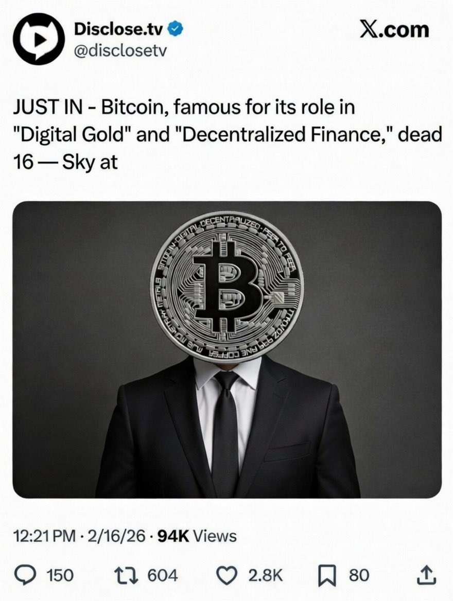 MinnesHODLan's tweet photo. @TXMCtrades I’m enjoying the idea of a warm and heartfelt bitcoin obituary. https://t.co/Eii87de9Lk