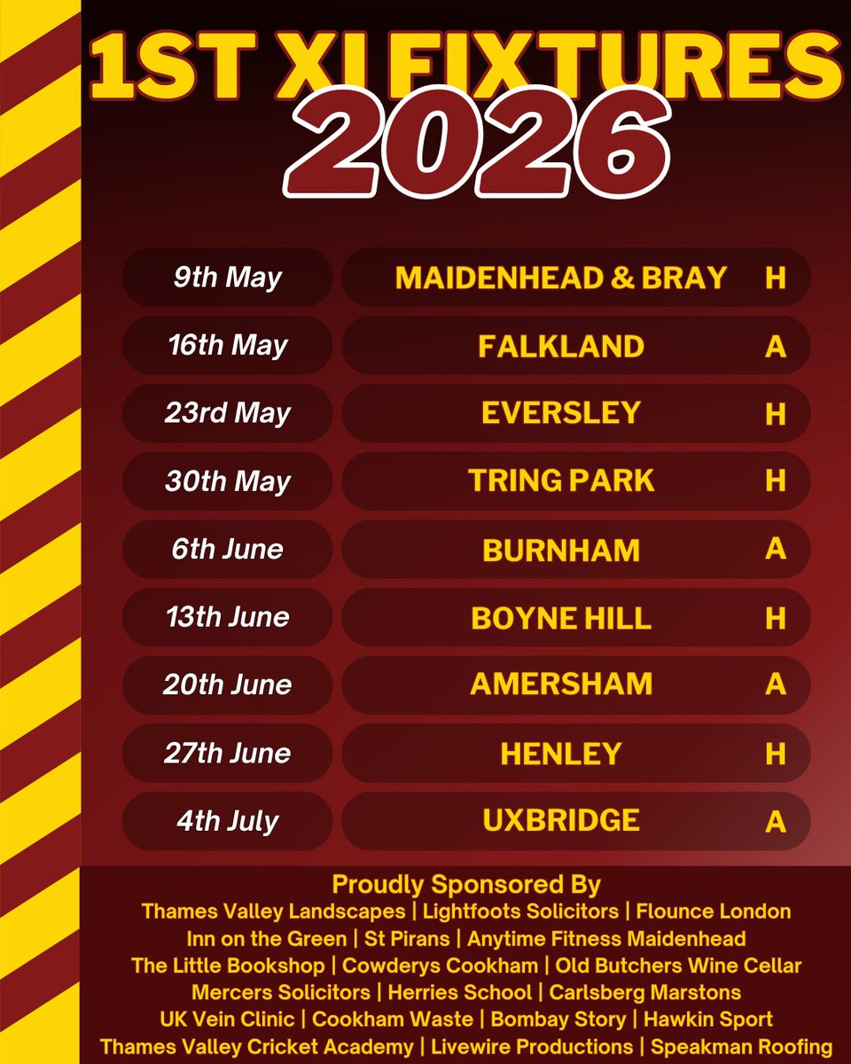 Cookham Dean CC tweet media