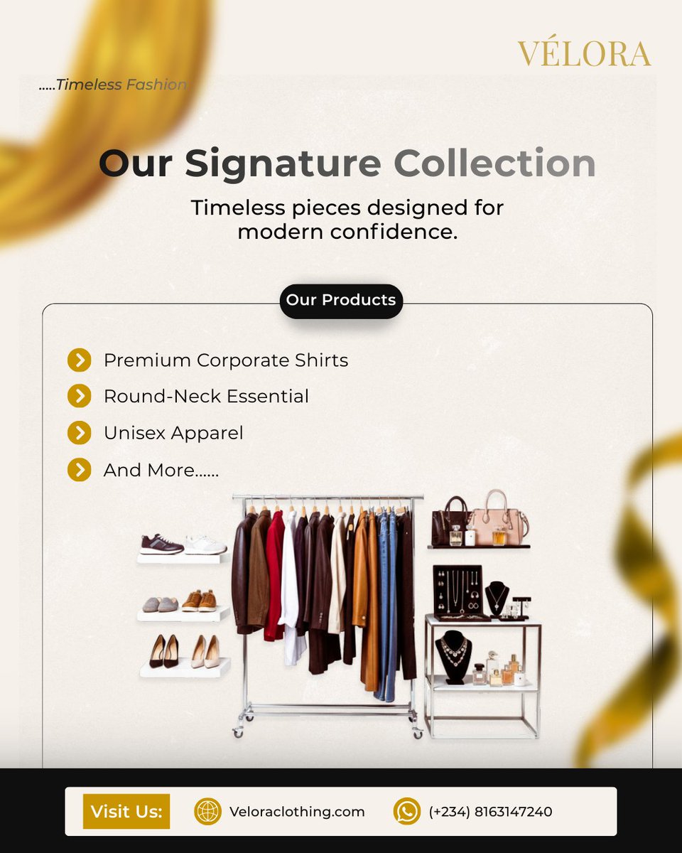 osovodesign's tweet photo. Designed a premium social media visual system for VÉLORA.
Luxury aesthetics. Clear strategy. Real results.
I help brands look credible, consistent, and conversion-ready.
Let’s work. 🚀
Send a DM for Collaboration 
#GraphicDesign #Branding #CanvaDesigner #Osovodesign https://t.co/9T9ip2bbUF