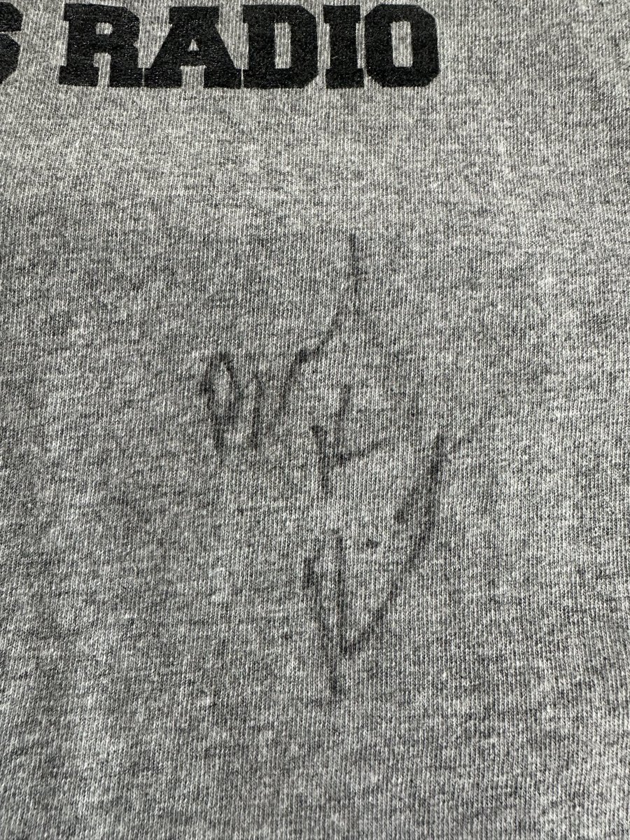 <a href="/BradRiter/">Brad Riter</a> <a href="/BrianWGR/">Brian Koziol</a> Selling this classic Autographed by a superstar of the airwaves tee shirt. The winning bid probably will be around $1.00!