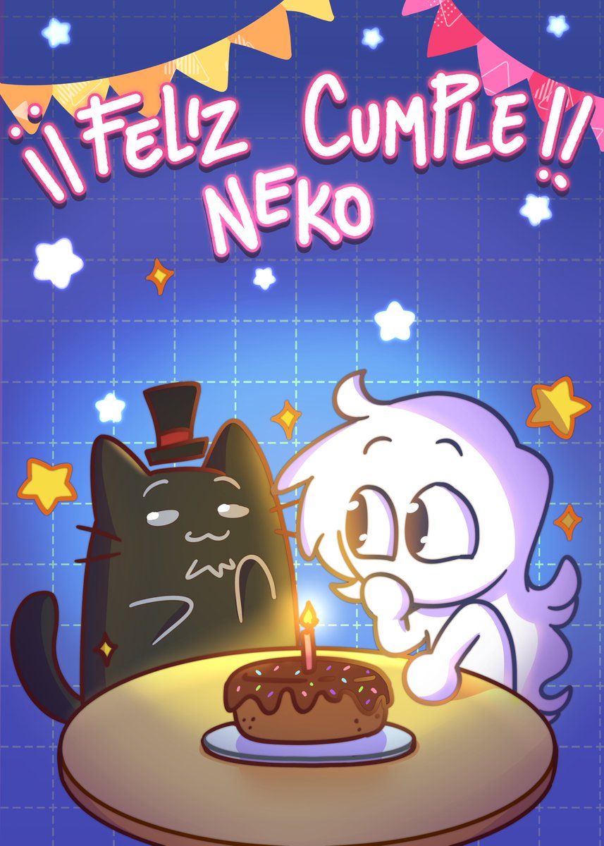 Happy birthday to my boss/husband/enslaver/Neko ◝(ᵔᗜᵔ)◜₊˚⊹  jeje🤣

I made a quick little drawing to celebrate <3 I hope you have a wonderful time and I love you so much!!😭😭😭❤️✨

#drawing #cartoon #birthdaygift