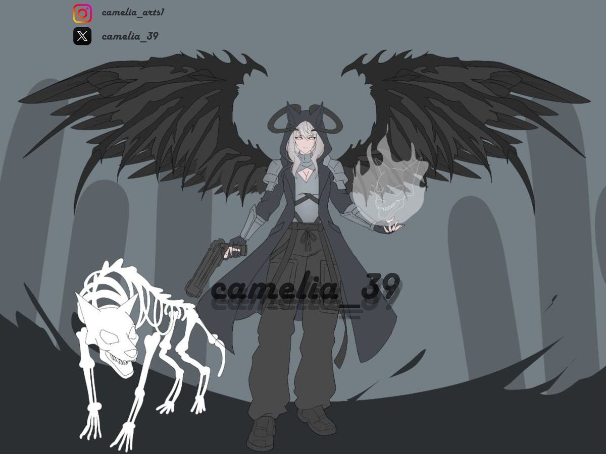 camelia_39's tweet photo. Commanding the dead. Owning the darkness
#commissionopen #oc #artmoots #vtuber #artwork https://t.co/ZdTMKWY8wy