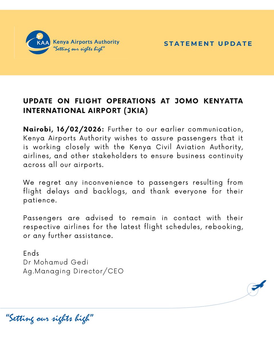 Kenya Airports Authority tweet media