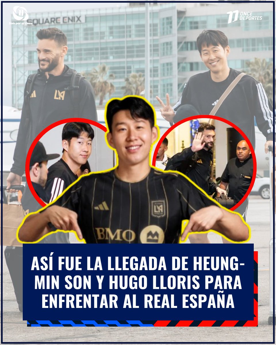 11_Noticias's tweet photo. ¡ESTRELLAS MUNDIALES EN SAN PEDRO SULA!🥳
El LAFC ya está en territorio hondureño y no se guardó nada. 🇭🇳👀

Llegada de Heung-min Son y Hugo Lloris 👉🏻 https://t.co/6OsgqHeydw

#RealEspaña #LAFC #HeungMinSon #HugoLloris https://t.co/n6GLHn8bzN