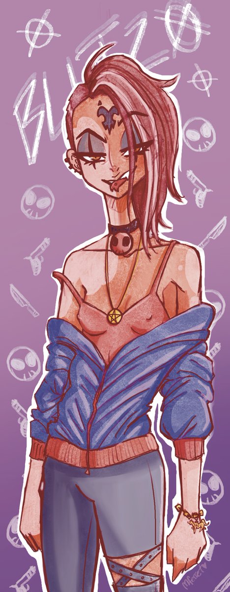 Some human fem!Blitz doodles