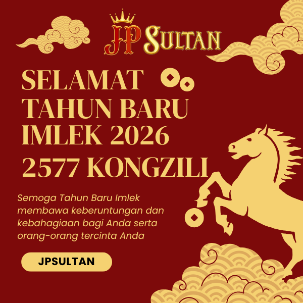 jpsultanid's tweet photo. Kami segenap team 𝗝𝗣𝗦𝗨𝗟𝗧𝗔𝗡 mengucapkan

𝗦𝗘𝗟𝗔𝗠𝗔𝗧 𝗧𝗔𝗛𝗨𝗡 𝗕𝗔𝗥𝗨 𝗜𝗠𝗟𝗘𝗞 𝟮𝟬𝟮𝟲

#JPSULTAN #happychinessenewyear2026 #happycny2026 #imlek2026 #terimakasih https://t.co/gtjgFJPJP1