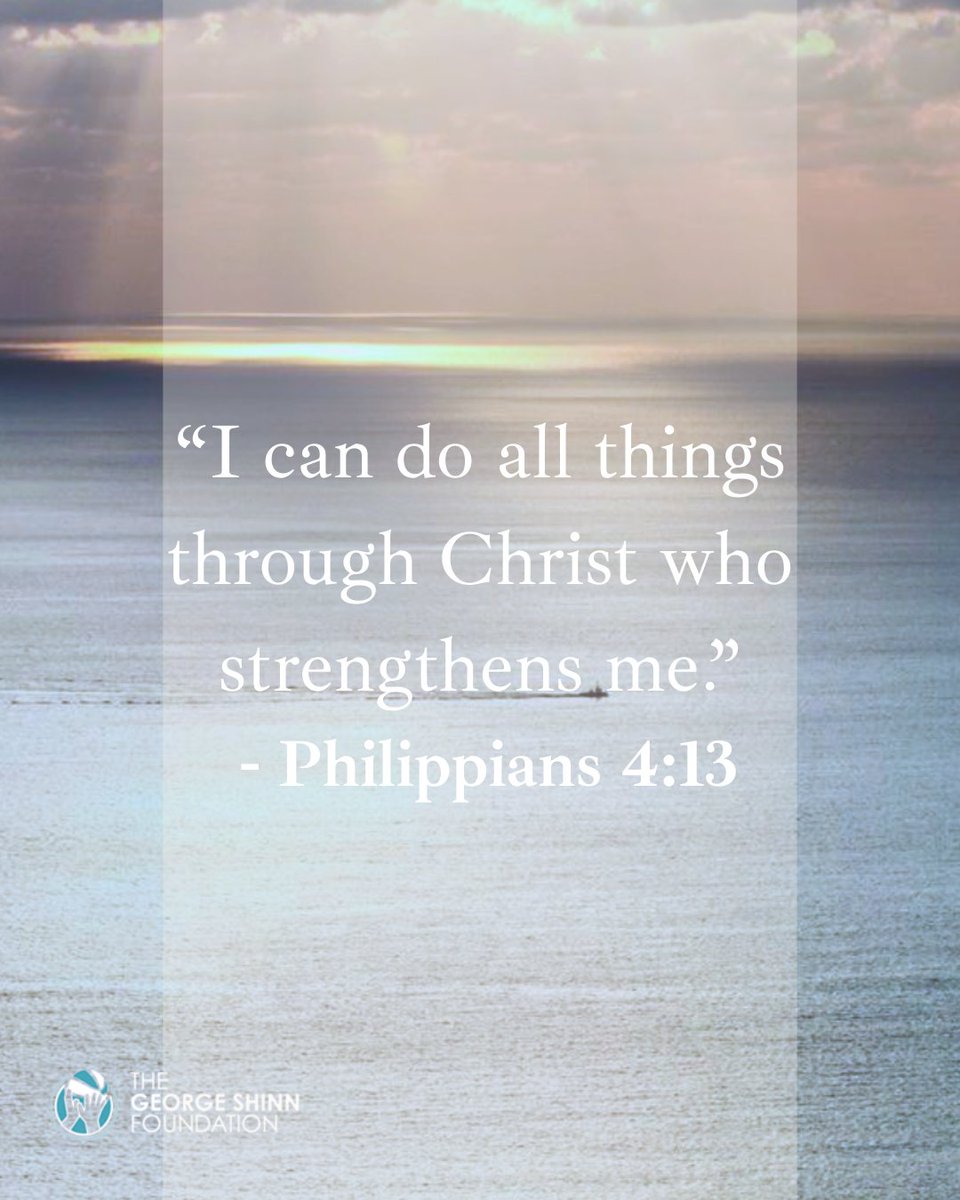 ShinnFoundation's tweet photo. A steady reminder that our strength has a greater source ✝️
Whatever the challenge, whatever the calling, we don’t walk into it alone. Confidence comes from knowing who equips and sustains us. https://t.co/tEhIrnny5r