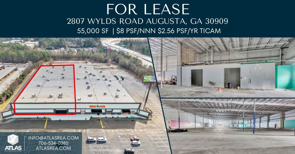 AtlasAthens's tweet photo. High visibility. Prime access. Serious opportunity.
2807 Wylds Road offers 55,000 subdividable SF available for lease, in one of Augusta’s most active commercial corridors. Let’s talk about how this space can work for you!
#AugustaGA #ForLease #IndustrialSpace #RetailSpace #CRE https://t.co/IDSMSzorum