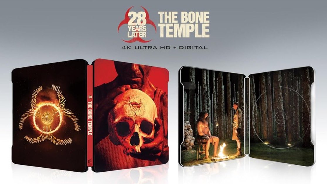 The 28 Years Later: The Bone Temple steelbook looks cool as hell oh my old nick!! Kelson x Samson yaoi on the inside as they should be, the designers need a raise!!