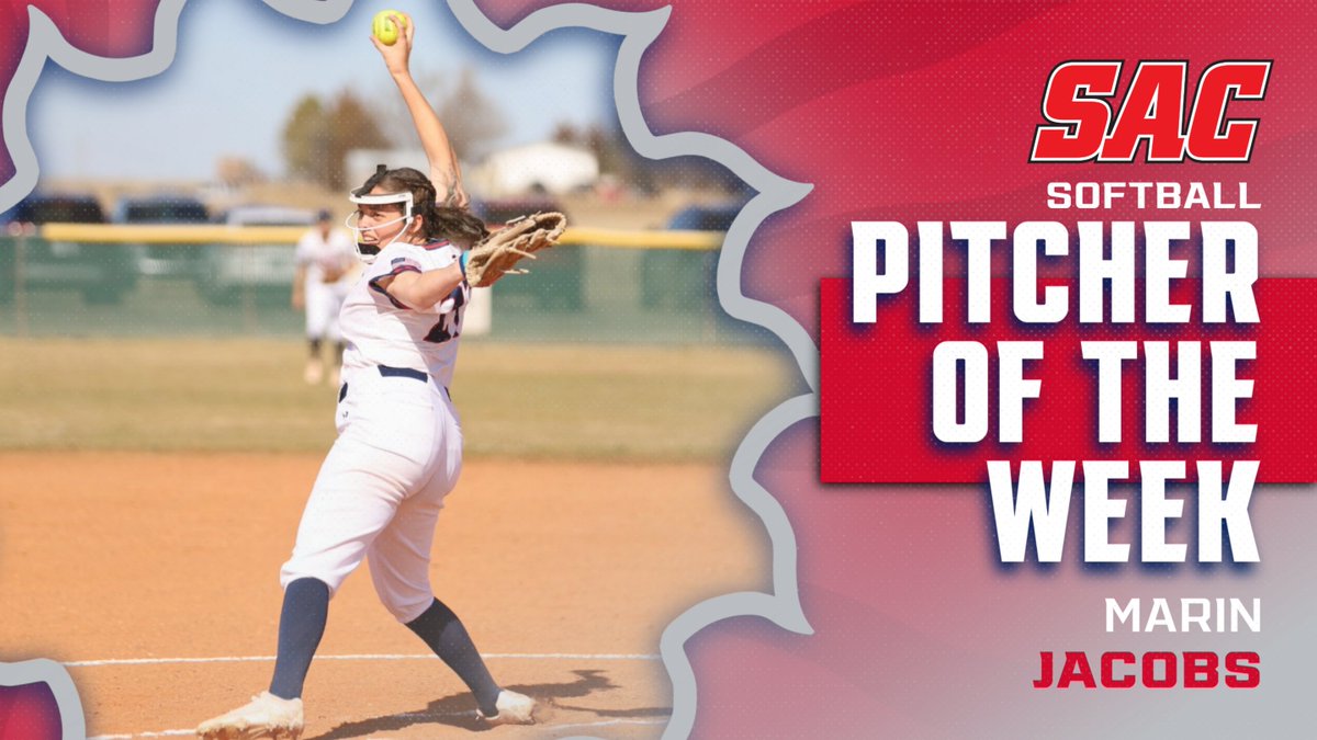 OPSUAthletics's tweet photo. Jacobs Named SAC Pitcher of the Week for Second Time in Career 

#AggieUp #TheRightWayToPlay 

https://t.co/YbX9ErN9NH https://t.co/j0pwNzcWfE