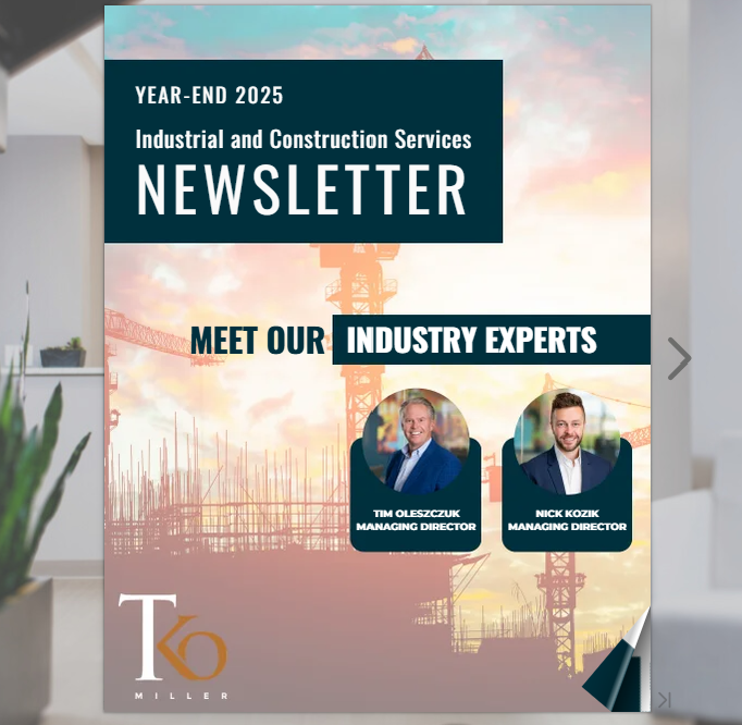 TKOMillerLLC's tweet photo. Our Year-End 2025 Industrial &amp; Construction Services newsletter is here! 📊 Get the latest on valuations, deal trends, and sector insights. Read more 👉 https://t.co/z26UsPEsIV https://t.co/URnUUgdScX