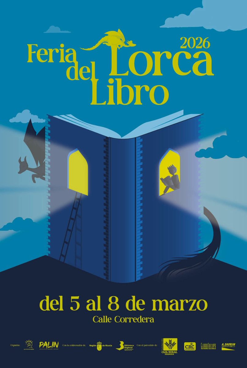 La Feria del Libro de Lorca 2026 trae a Juan del Val, María Martínez, Pablo Rivero, Carla Montero y Pedro Martí cosasdelorca.com/la-feria-del-l… a través de @cosasdelorca