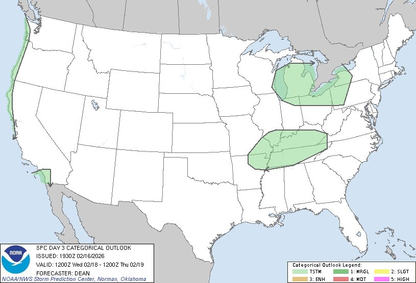 NWS Storm Prediction Center tweet media