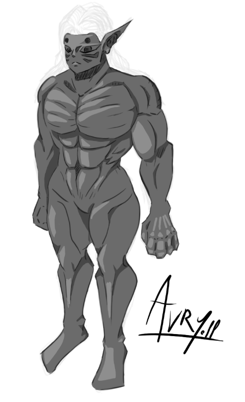 Avryell_'s tweet photo. #Hytale , #HytaleModding , #HytaleMods , #Art 
Making another concept art, also trying to understand more and more about digital art so I'll also show my progress, other than that I hope that you will like it , this is one of the specie I'd like to introduce in the new world My friend and I are making, I'll give more info once the whole concept board is done ! Other than that, digital art seem to allow me to do alot more than traditional, for example here I'll be having many hairstyles and such for the same specie so I can just duplicate many times the same art and make many hairstyles, or same  for clothing which was very complicated with traditional since I couldn't really redo my art to the exact line, here is how it looks like without colors or anything