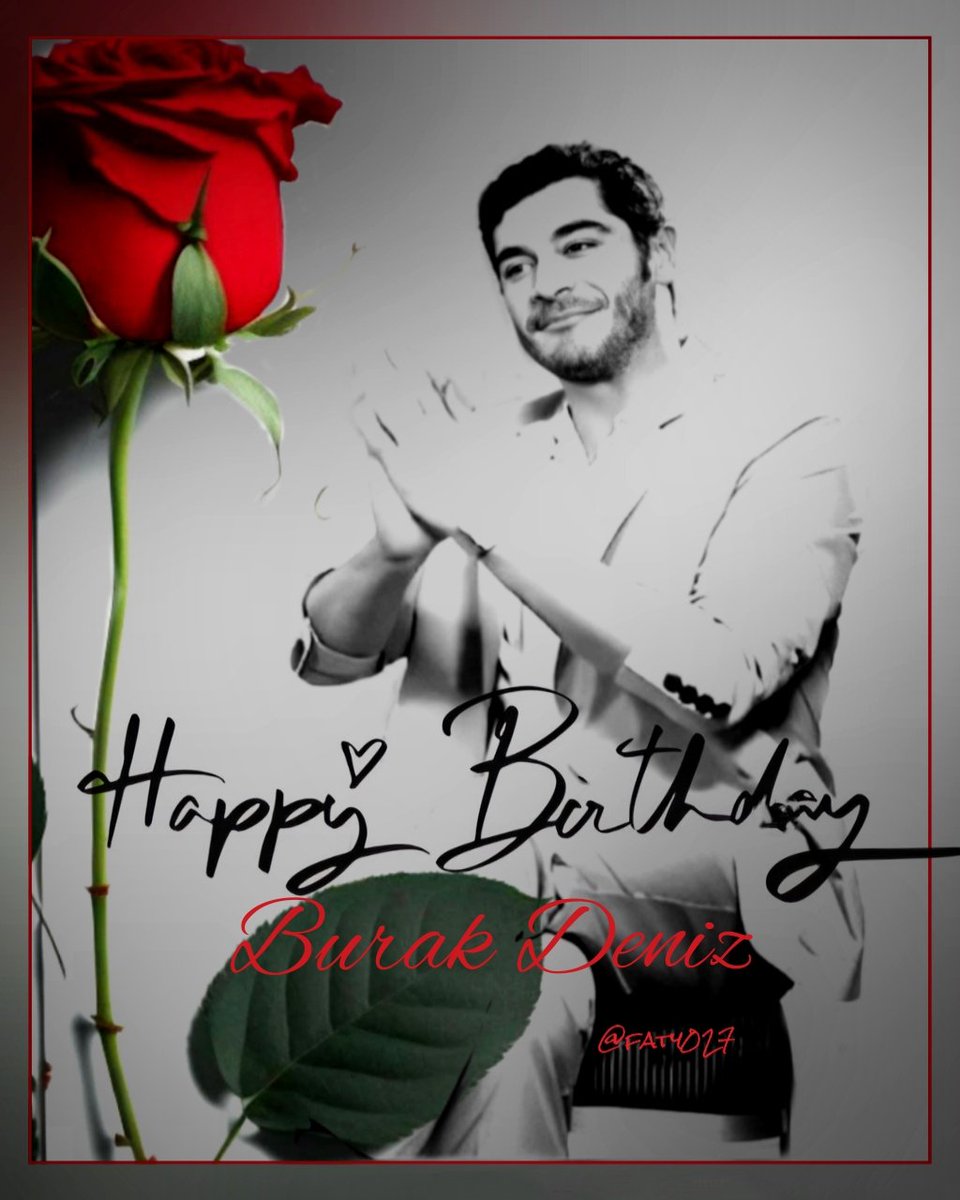Dünyayı daha iyi ve daha aydınlık bir yer haline getiren kişiye mutlu yıllar! ✨🫶🏻🌹
İyi ki doğdun #BurakDeniz 🎂🎈🥳
NiceYaşlara BurakDeniz