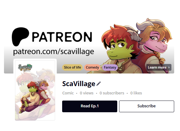 Gleison_Art's tweet photo. Hi! I posted page 001 of ScaVillage on Tapas.
https://t.co/DR1FlI08TA
Like, comment, and follow me to help spread the word.

Remember that supporters get early access, and your help is very important for me to continue production.
https://t.co/at0MpAgrq5 https://t.co/aYN6OVAN1U