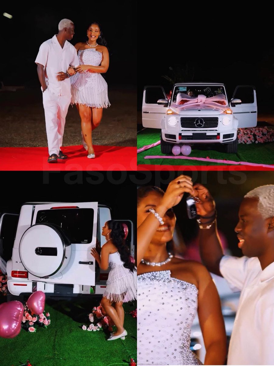 L_Activiste226's tweet image. #New226| #Burkinafaso🇧🇫⛔️‼️:

Le milieu offensif des Étalons du #BurkinaFaso🇧🇫 , Stéphane Aziz Ki, a frappé fort… mais cette fois, loin des pelouses.

À l’occasion de leur premier anniversaire de mariage, le stratège burkinabè a déployé une opération surprise en l’honneur de son