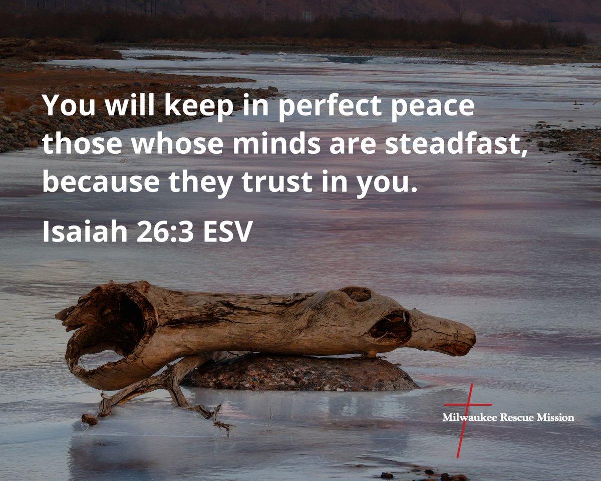 May God's presence fill you with abundant peace, joy and gladness — today and always. ❤️ Blessings on your week! 

#MRMservesMKE