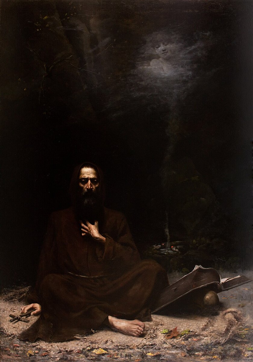 Lucjan Wędrychowski , Temptation of St Anthony, 1886