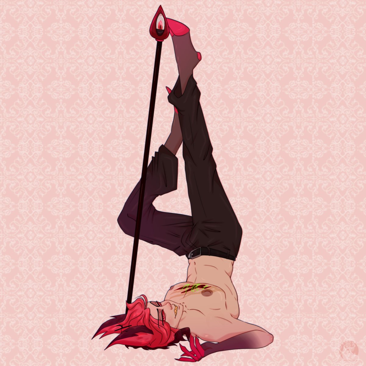 DarkJazmin11's tweet photo. Alastor '26-02

#HazbinHotel #HazbinHotelAlastor #digitalartwork #fanart #supportartist https://t.co/daS7lV4snw