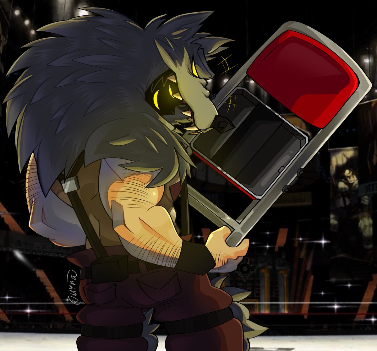 Ow-ow-AWOOOO #Beowulfskullgirls #Skullgirls