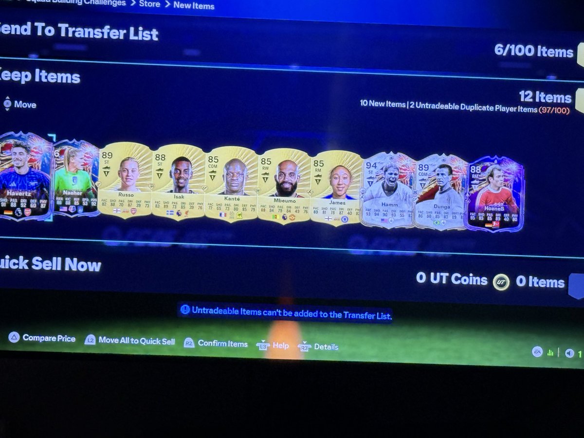 SlickMode97's tweet photo. @FIFA22_INFO I think I am especially how I just got lucky with a pack opening packing 2 4 million coin Icons. I rather go for Ferdinand to Counter all the Ronaldos incoming. https://t.co/rOxtGBcAGy