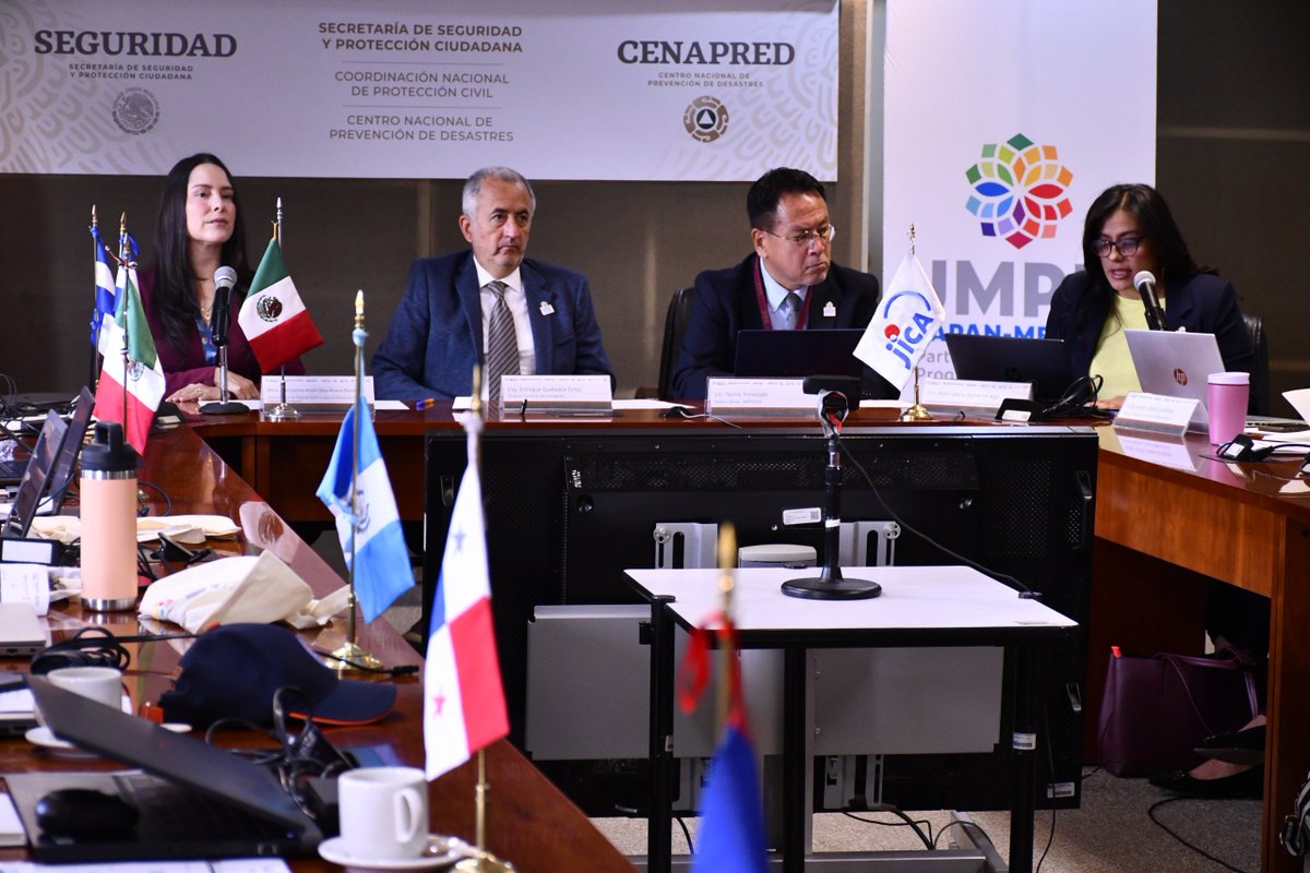 CenapredMexico's tweet photo. Inicia el curso internacional Comprendiendo la Reducción del Riesgo de Desastre: Aspectos Básicos para la Implementación del Plan Local.
En colaboración con:
#JICA
@AMEXCID 
@P_Mesoamerica https://t.co/u69ERmZwj9