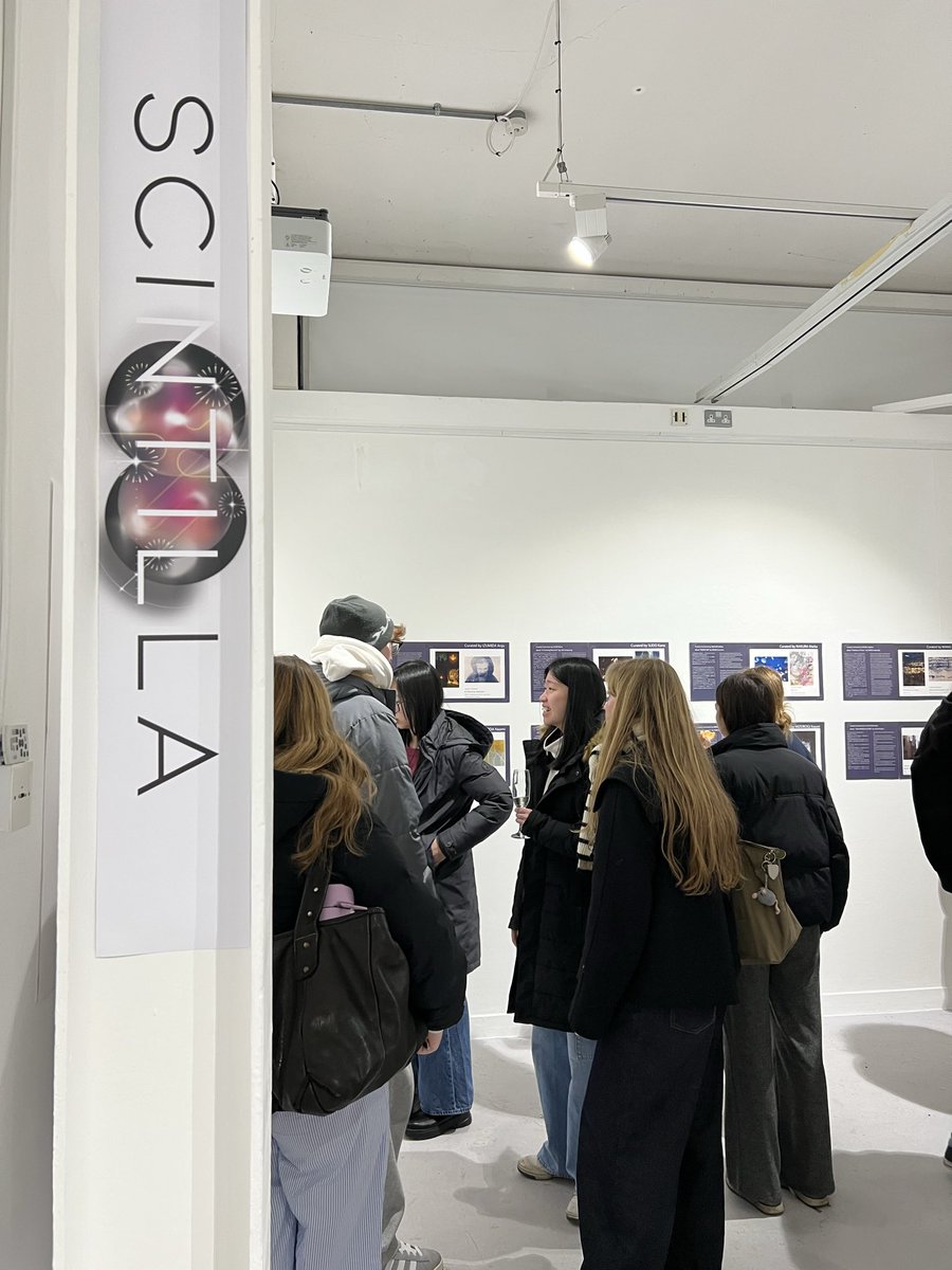 curation8's tweet photo. The Opening Party for the Scintilla Exhibition was held today. It was great seeing everyone enjoying viewing the artwork:-) https://t.co/4DAcy8nL3C