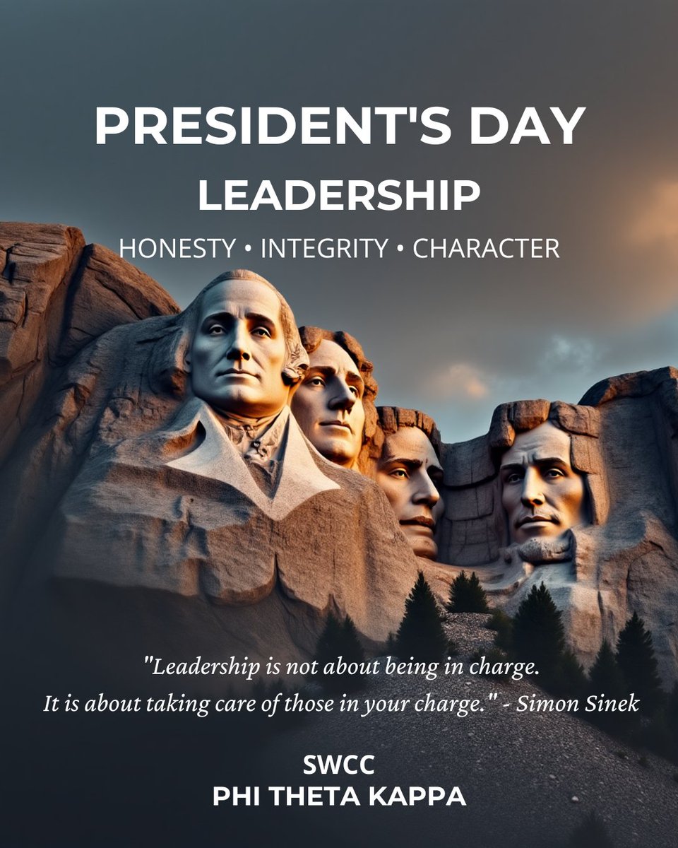 SWCCIOWAPTK's tweet photo. Happy President's Day from SWCC PTK! #PresidentsDay https://t.co/qdWtNCpahe