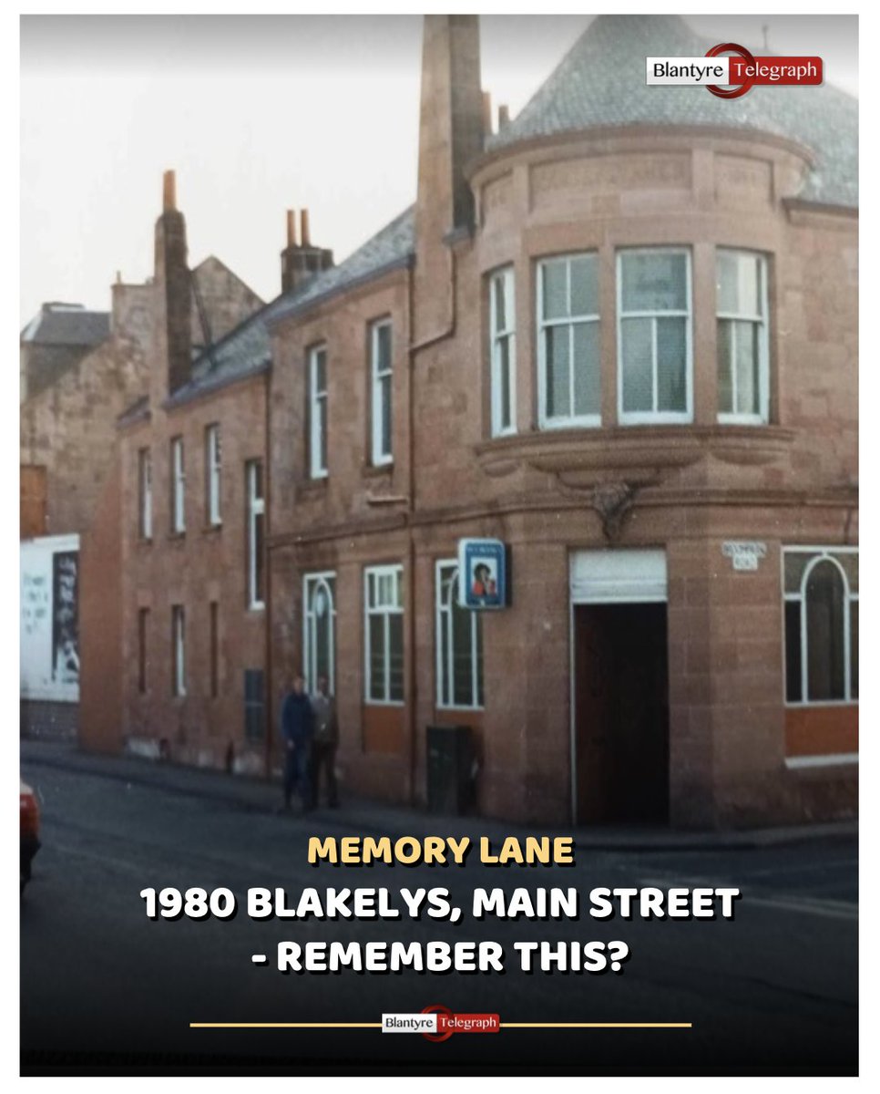TODAY"S LOOK BACK
Memory Lane

Remember this? What's YOUR memories of this? Any comments or stories? 

Love Blantyre history? There's a full free, archive here facebook.com/BlantyreProject #PleaseShare #LookingBack #Nostalgia #TimesGoneBy #Community #Stories